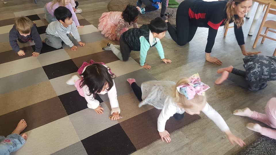 child care Narre Warren play - Yoga Day at Apple Blossoms Narre Warren