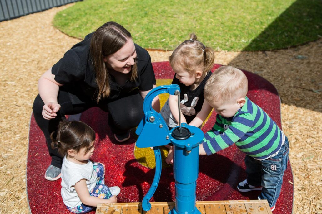 Early Learning Centre Water Play Child Care Apple Blossoms 1030x687 - Pre-Kinder & Kinder 3to5y.o